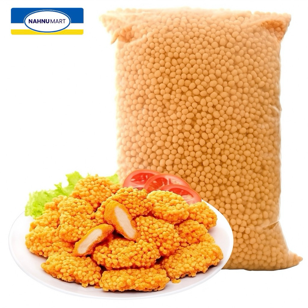 Tepung Roti Bubble Crumb 500 gram / Tepung Bulat Crumble / Tepung Nugget +- 500 gram Repack Polos