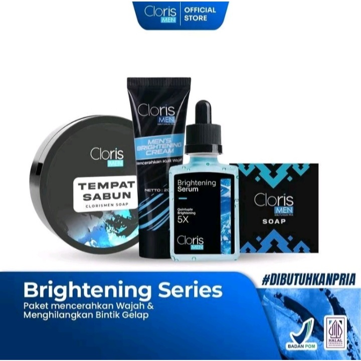 Paket Skincare Pria Clorismen Brightening