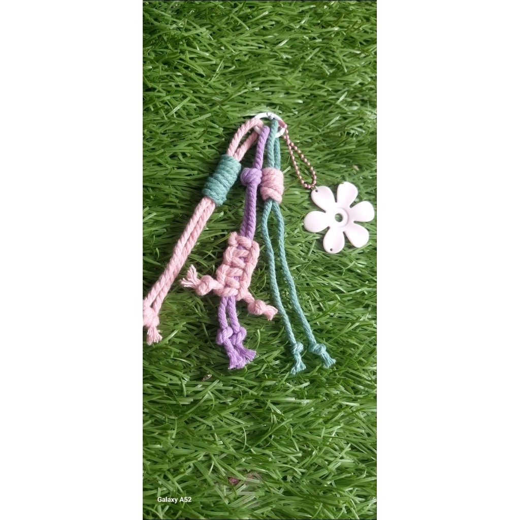Bagcharm tali macrame