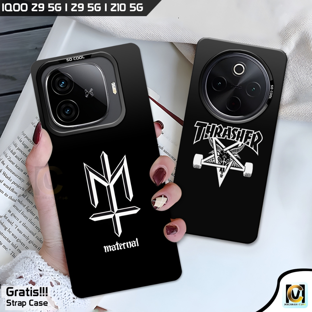 Case So Cool Iqoo Z9 5G | Iqoo Z9X 5G | Iqoo Z10 5G Terbaru 2025 Motif Black | SoftCase HP Vivo IQOO