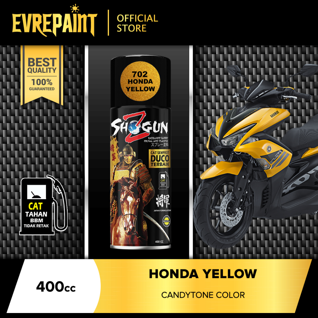 Pilok Pilok Shogun Z Cat Semprot Duco Honda Yellow 702