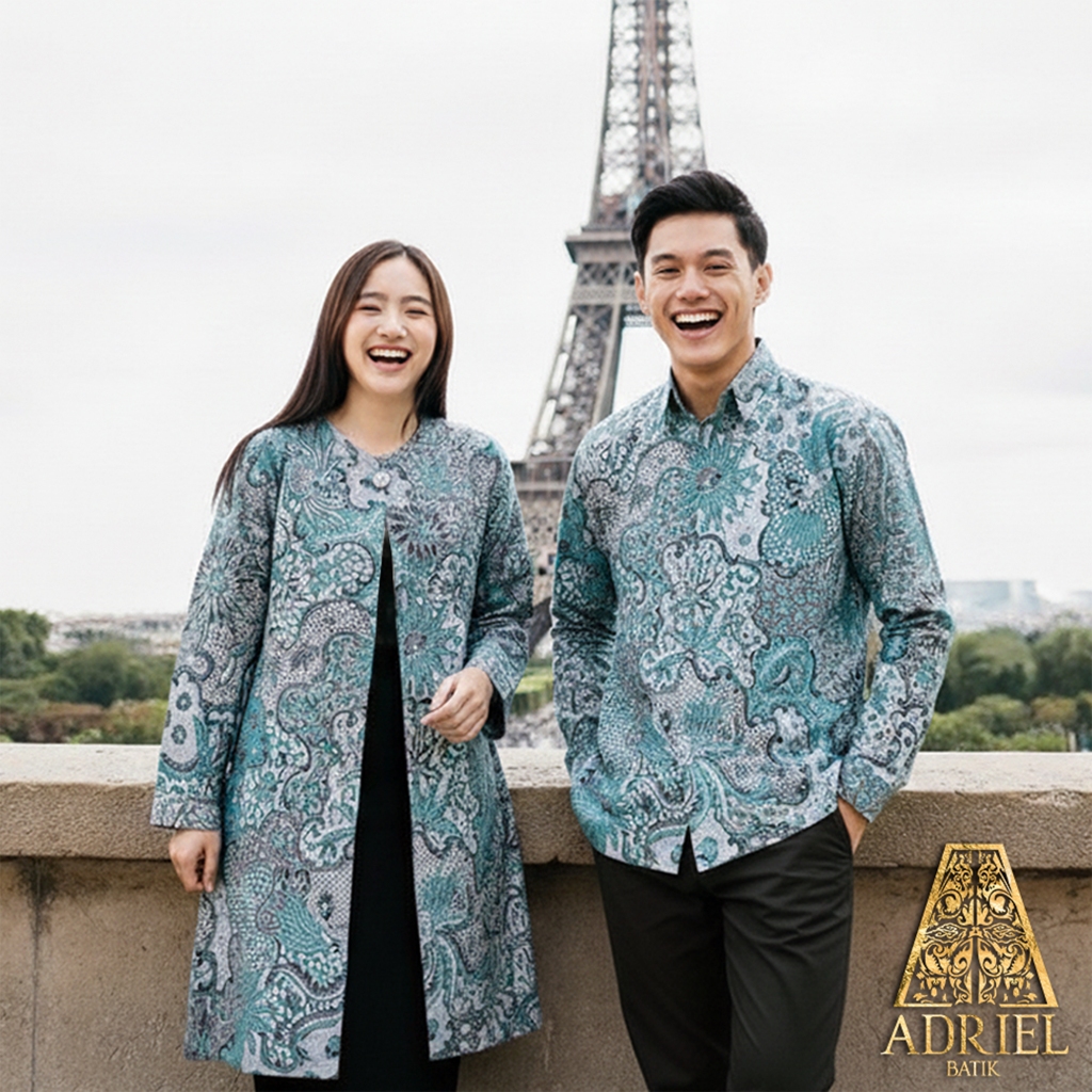 JANITRA BATIK TULIS PREMIUM (Kemeja PRIA / Outer WANITA) - Kemeja Outer Batik Premium Solo Lengan Pa