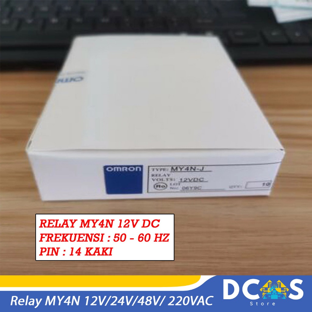 Relay MY4N 12V /24V DC / 220V AC / 48V DC Relay 4 Out 12VDC 24VDC 220VAC 48VDC