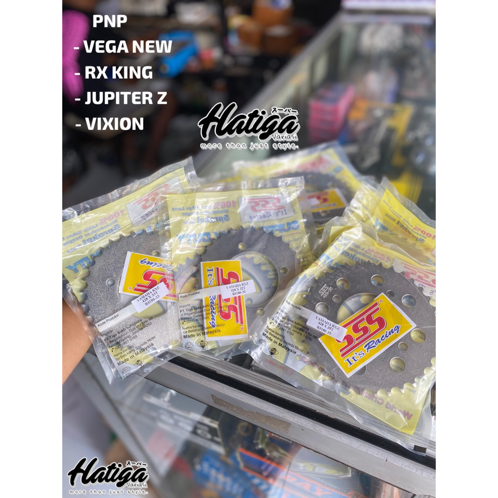 SSS | GEAR BELAKANG SSS 428 32 33 35 YAMAHA RXZ / ALL YAMAHA BESAR ORIGINAL SSS