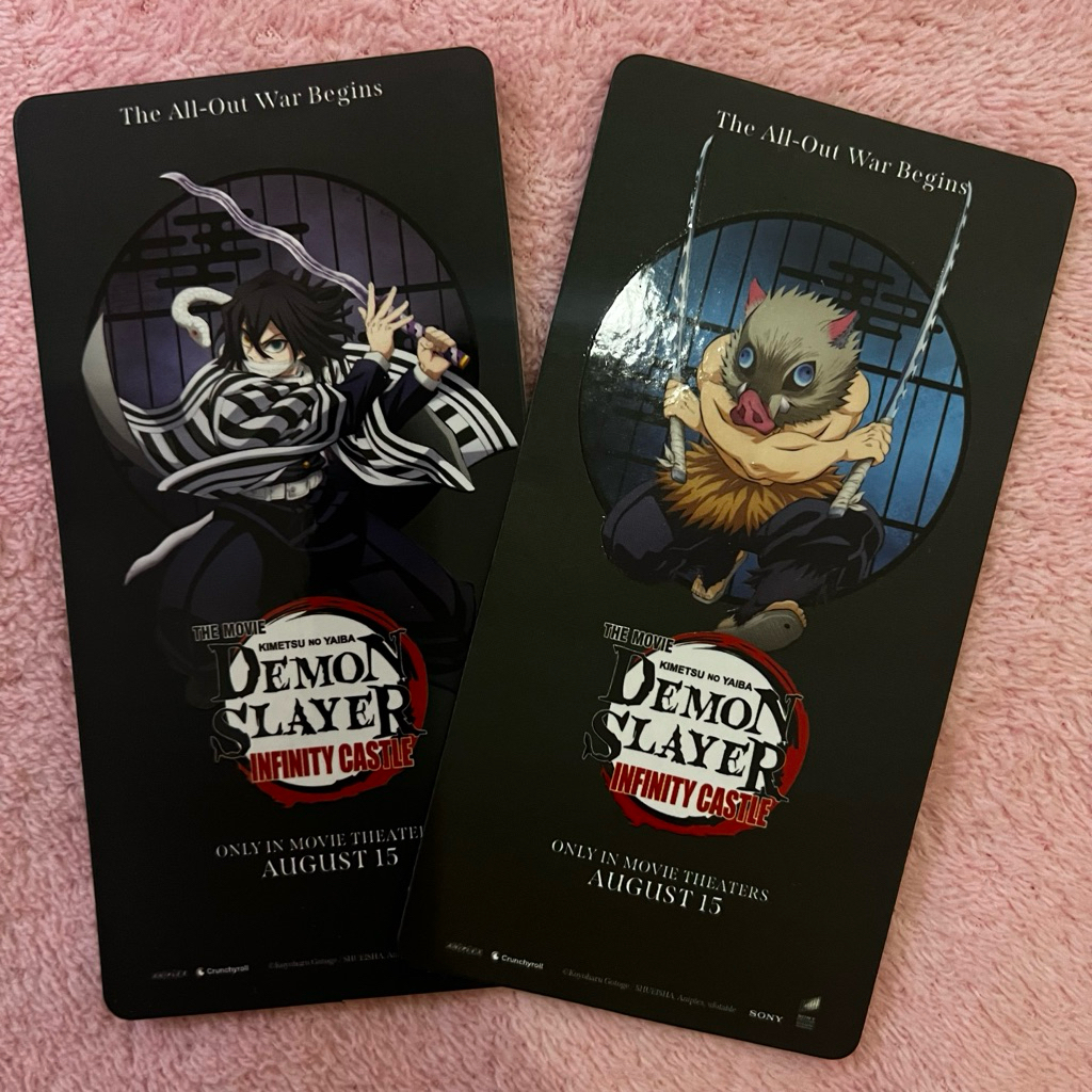 CGV Collectible Ticket Demon Slayer CT Fanscreening tickets photocard photo card merch merchanidse O