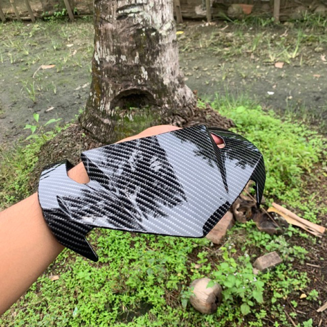 Batok lampu depan mx king v1 carbon tameng lampu depan mx king v1 karbon