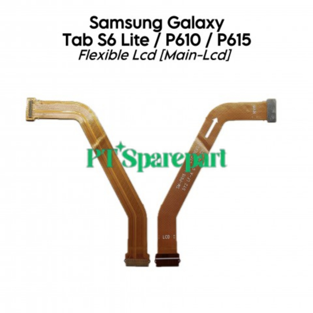 Flexible LCD ( MAIN ke LCD ) Samsung Galaxy Tab S6 Lite / P610 / P615 - Flexibel Fleksibel Fleksible