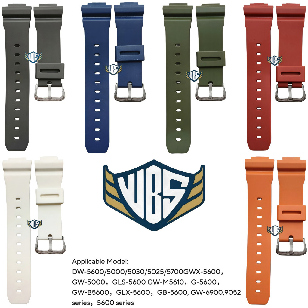Tali Jam Tangan G-SHOCK DW-5600 Replacement Strap Rubber G-SHOCK GLS-5600 8156.16