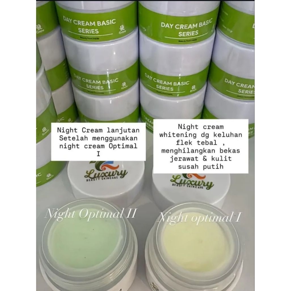 LUXURY BEAUTY SKINCARE ✨️ NIGHT CREAM OPTIMAL 1 / OPTIMAL 2 / OPTIMAL ACNE