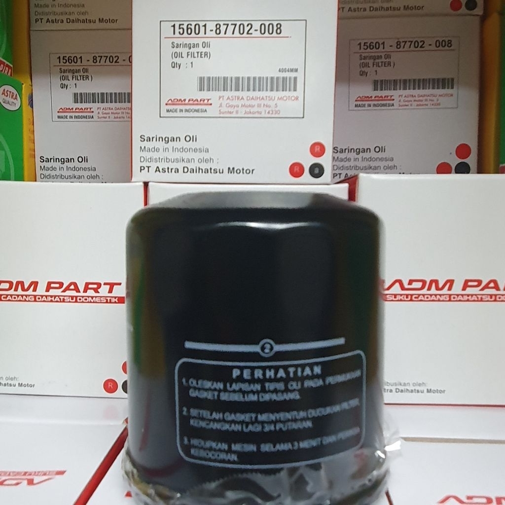 FILTER OLI XENIA DAIHATSU ORIGINAL 15601-87702 - SPAREPART MOBIL MURAH