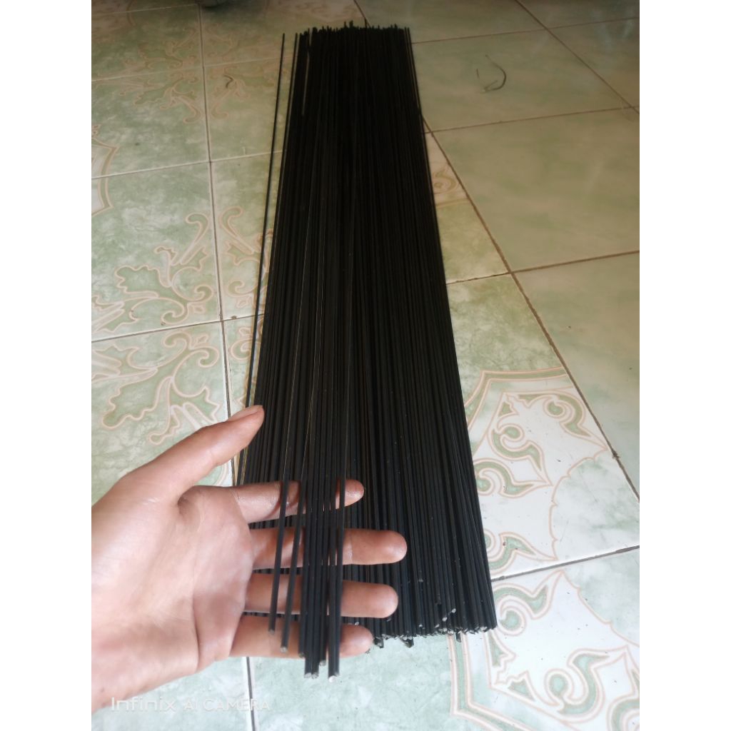 As-baja-hitam lurus 4.5mm