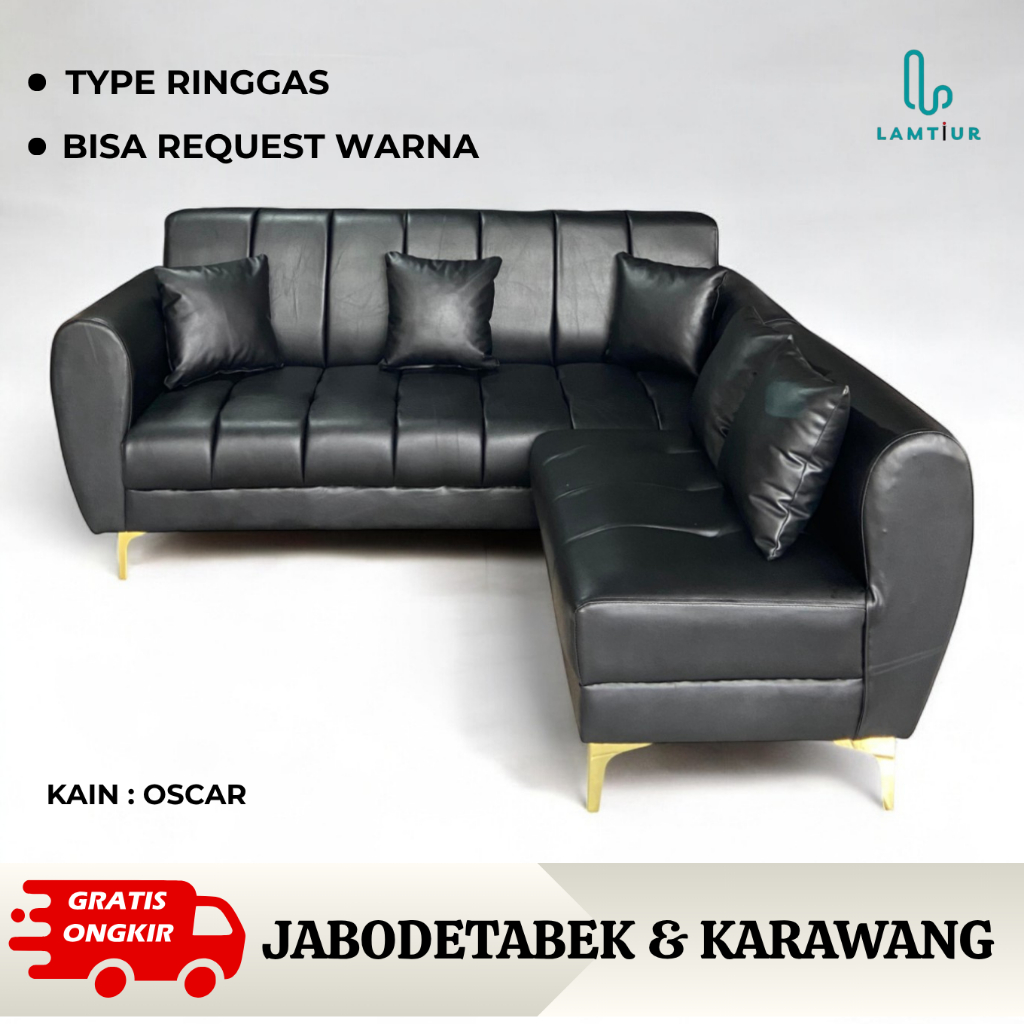 Sofa L Putus Minimalis / L Putus Ruang Tamu / Type Ringgas