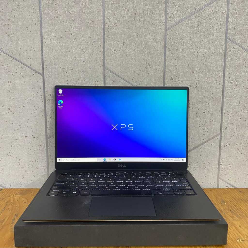 Laptop DELL XPS 13 9370, I7-10701U, Gen 10Th, 8GB/512GB, Silver Black, BERGARANSI