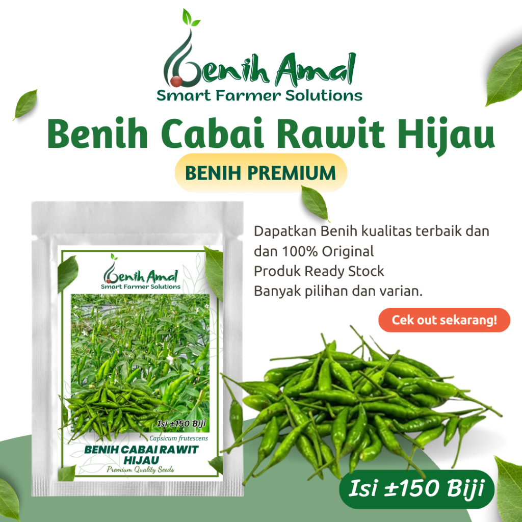 Benih Sayuran Cabe Rawit Hijau Unggul