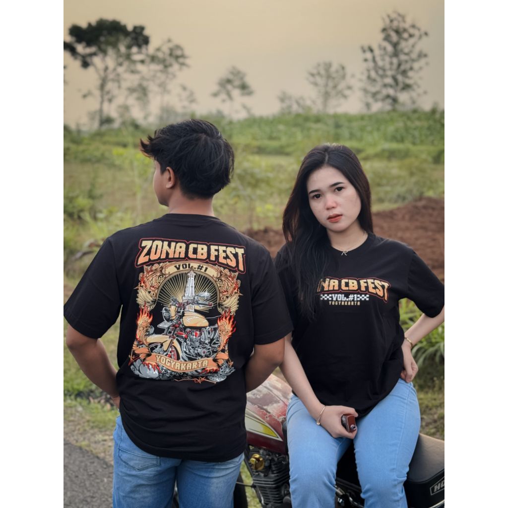 Kaos Acara zona CB Festival vol.1 yogyakarta 2025