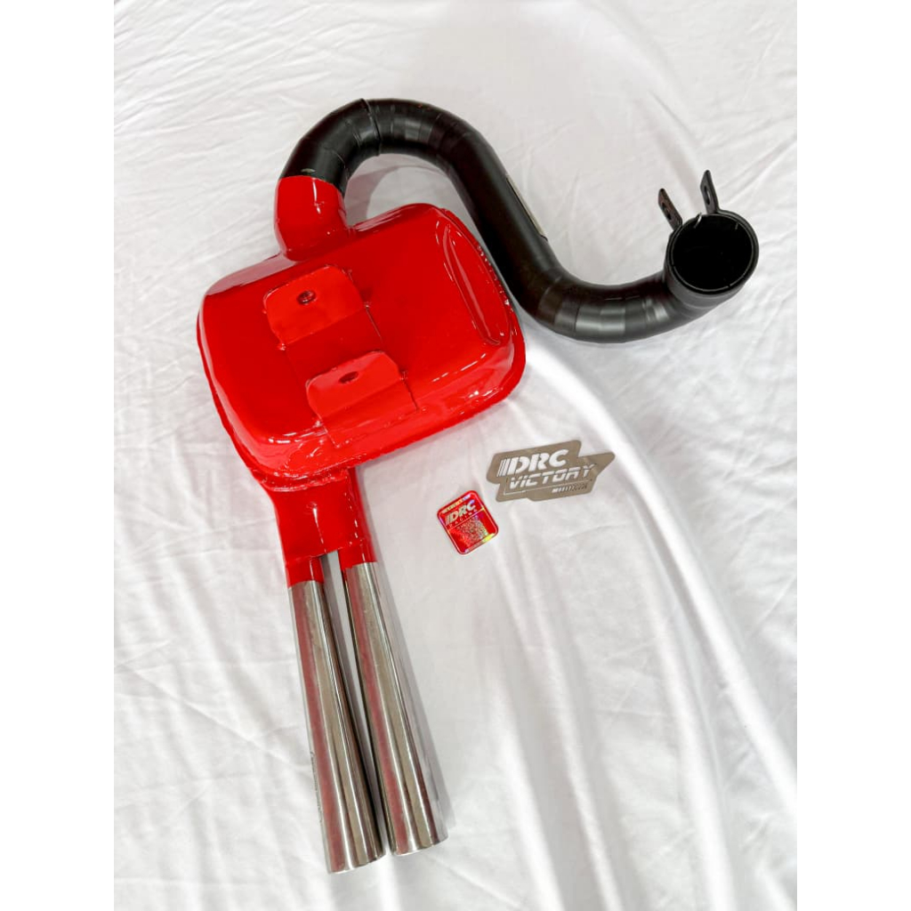 Knalpot Vespa Spartan/PX200/Excel200 Big Box Double Silincer