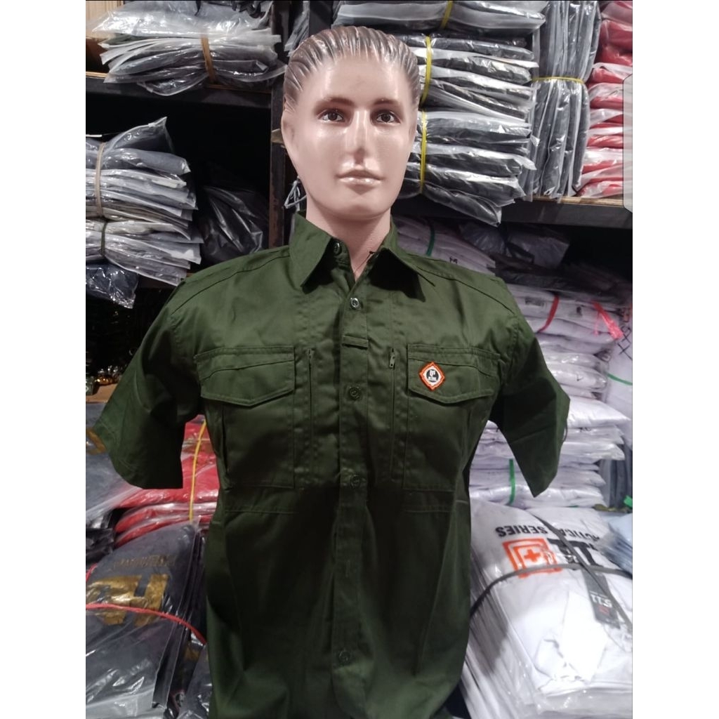 Kemeja M tac Pendek Polos Baju M tac