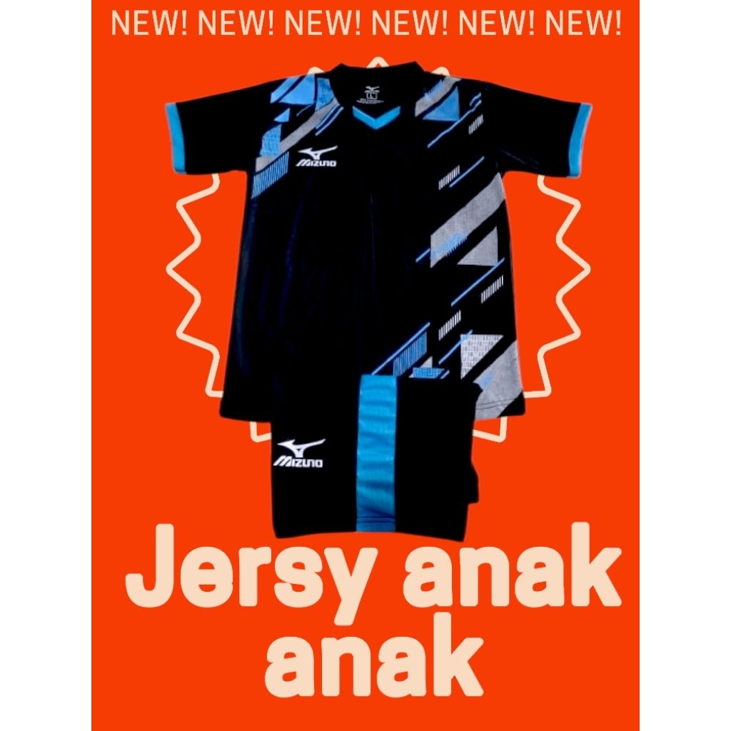 Baju bola baju futsal seragam anak baju olahraga junior anak laki perempuan olahraga