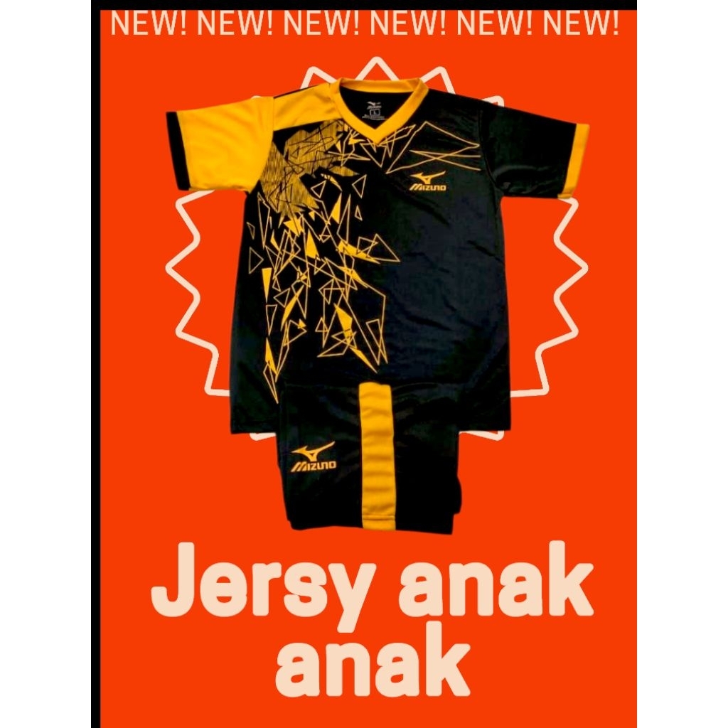 Baju bola baju futsal seragam anak baju olahraga junior anak laki perempuan olahraga