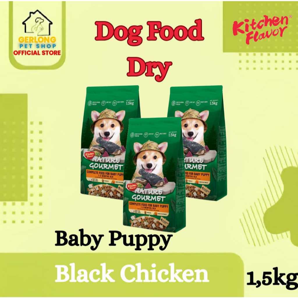 Kitchen Flavor Dog Nature Gourmet Baby Puppy 1,5kg KF Dog Nature Gourmet Baby Puppy  1,5kg