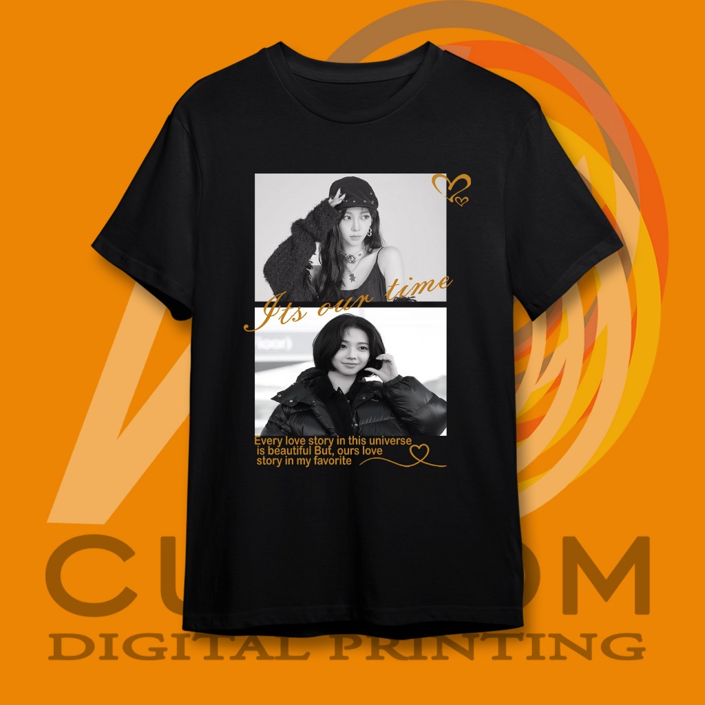 ANTCUSTOM It's Our Time Series - Custom Pacar - Custom Couple - Custom kaos foto