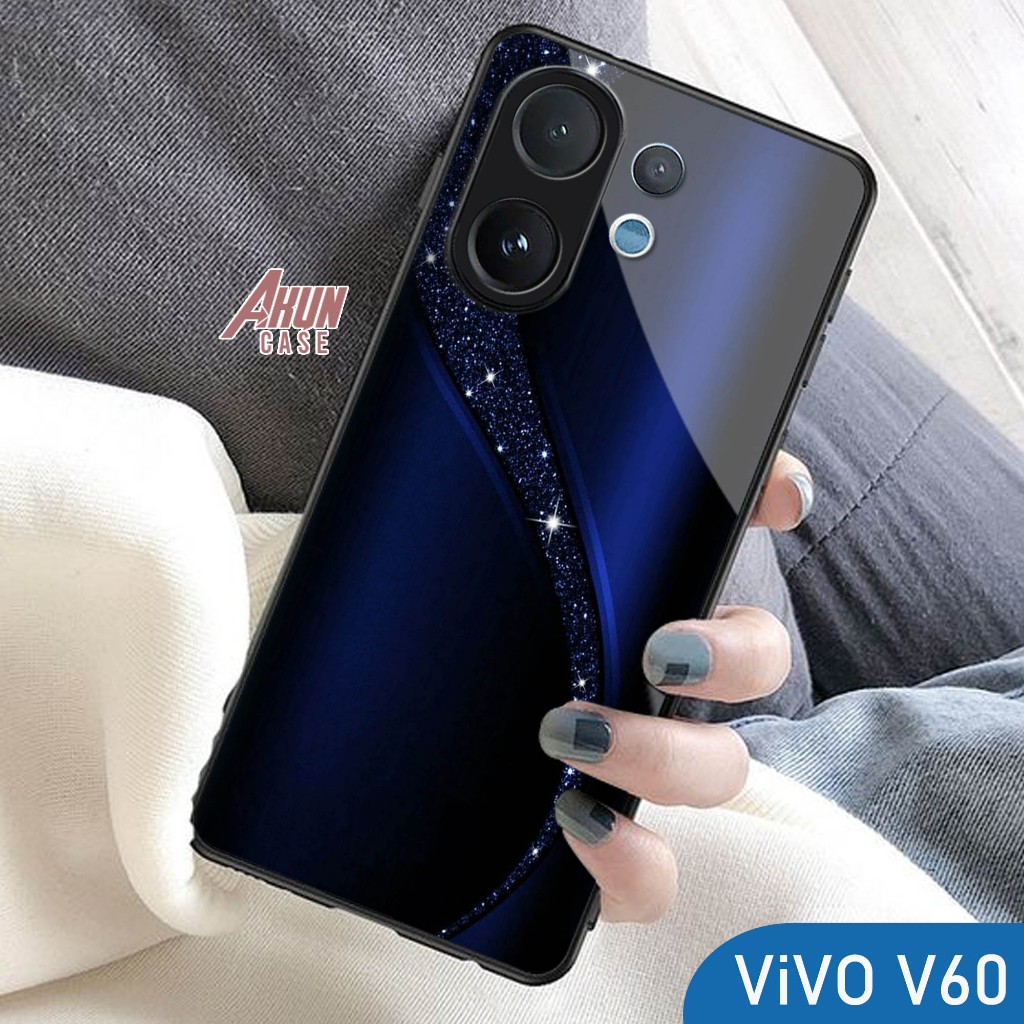 Softcase Glass Kaca  Vivo V60-  - Casing Hp Vivo V60-   - Case Hp Terbaru - Softcase Vivo V60- S233