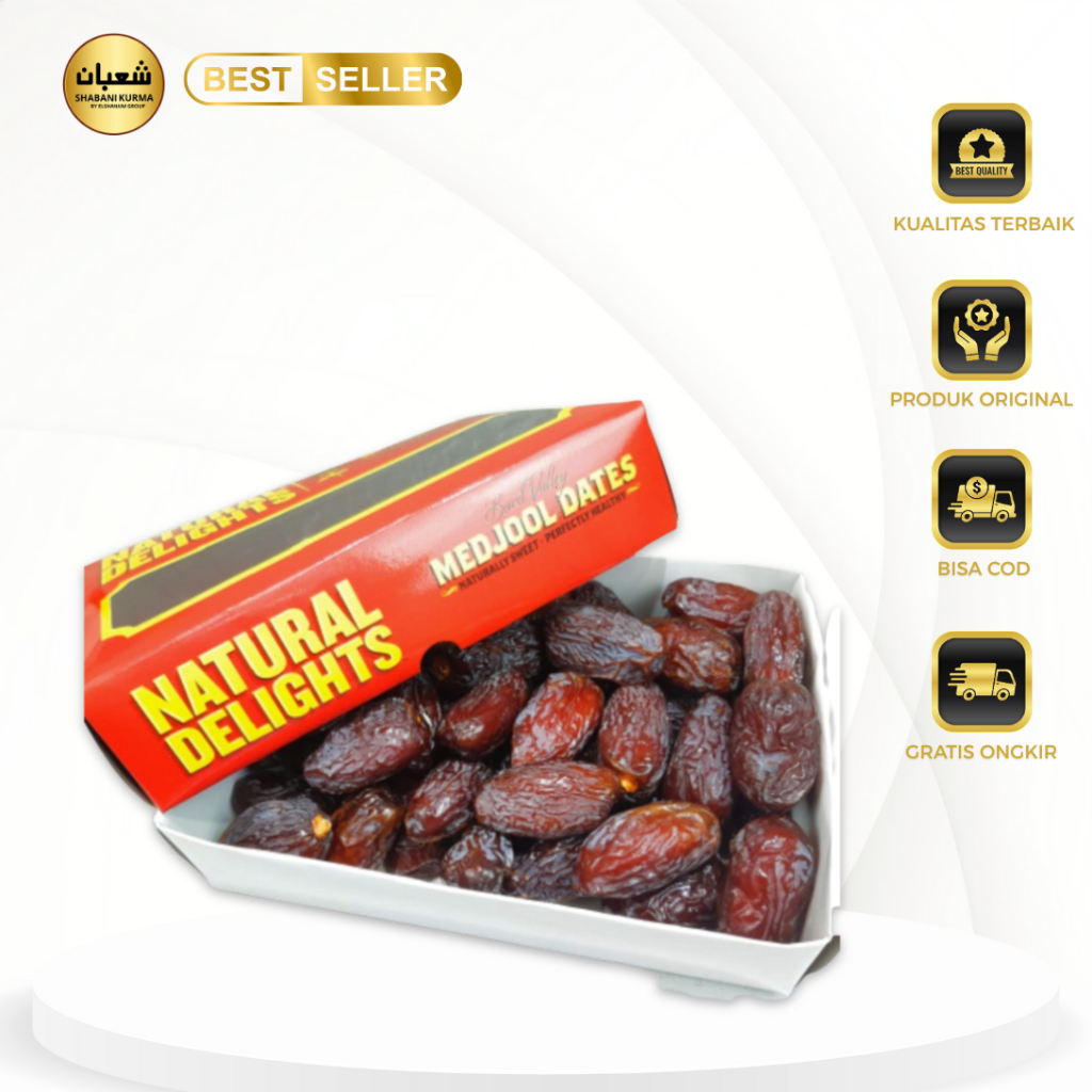 Medjool Dates Jumbo 500gr / Medjool Natural Delight/Kurma Medjool Jumbo /Medjool Dates Shabani kurma