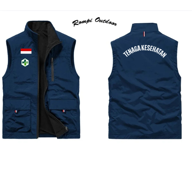Rompi Vest Tim Kesehatan | Rompi Safety First Petugas Kesehatan | Rompi Safety K3 Medis