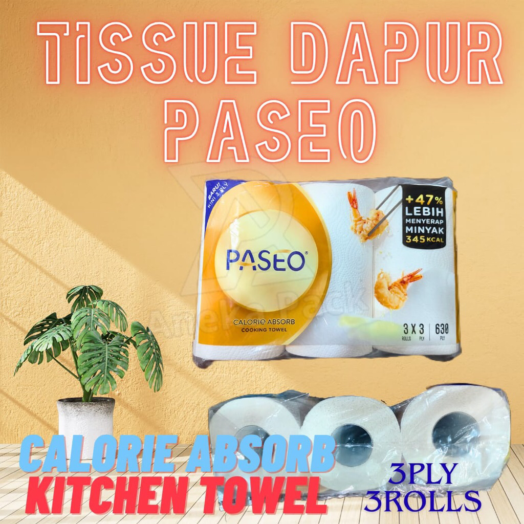 tissue paseo cooking towel tisue dapur