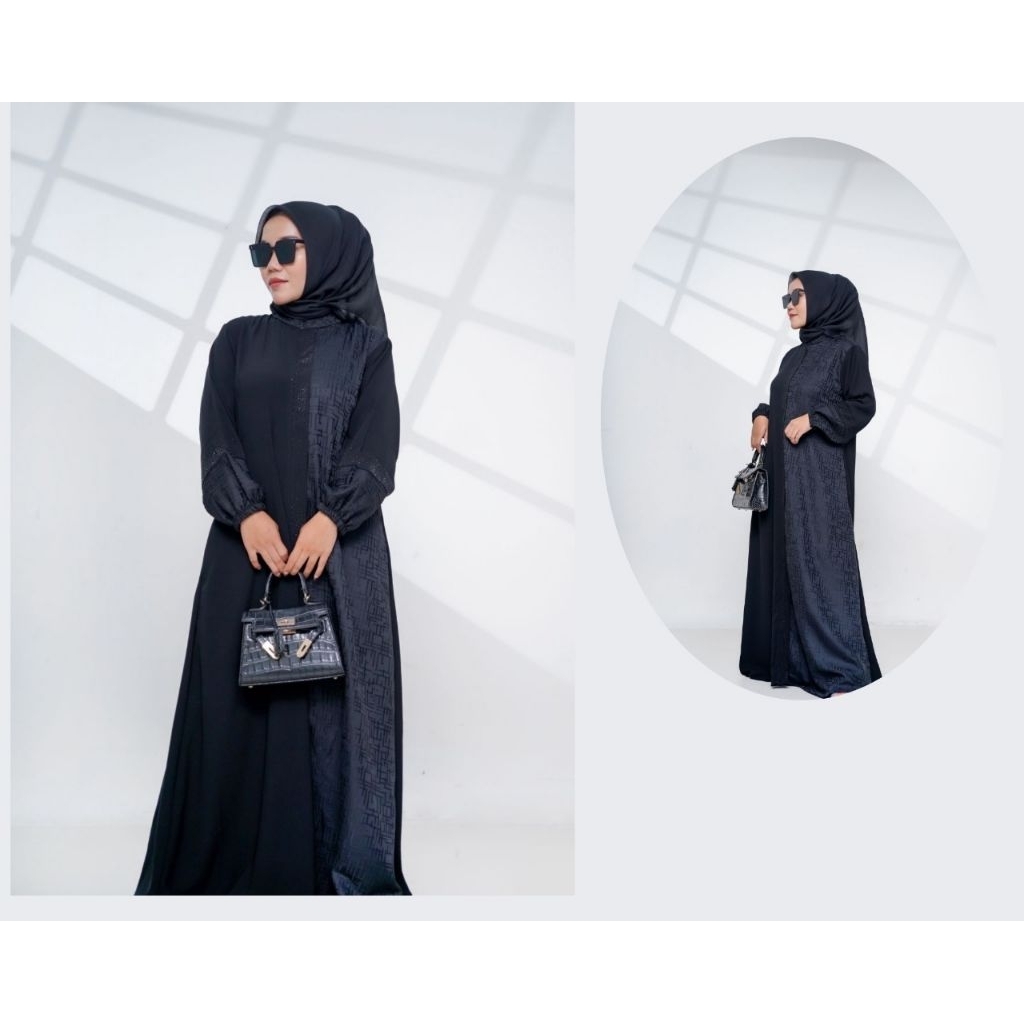 Rosalinda Gamis abaya dress syar'i mewah elegan fashion wanita muslim