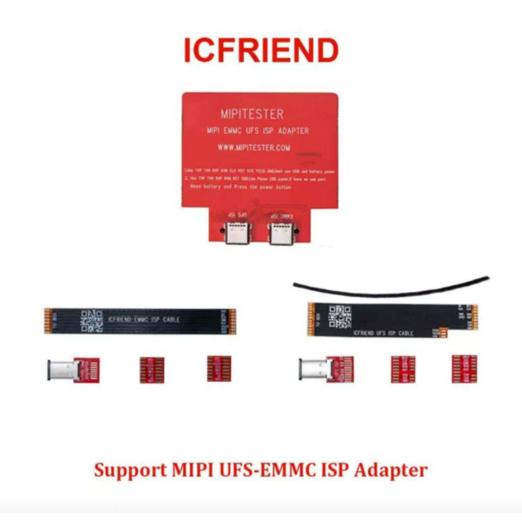 ISP MIPI EMMC UFS ADAPTER Support MIPI EASYJTAG FLASH64 F64 MEDUSAPRO2 UFI with type C