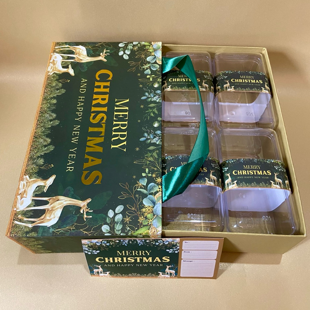 HAMPERS NATAL KUE KERING | KOTAK CHRISTMAS KUE | HARDBOX NATAL HAMPERS