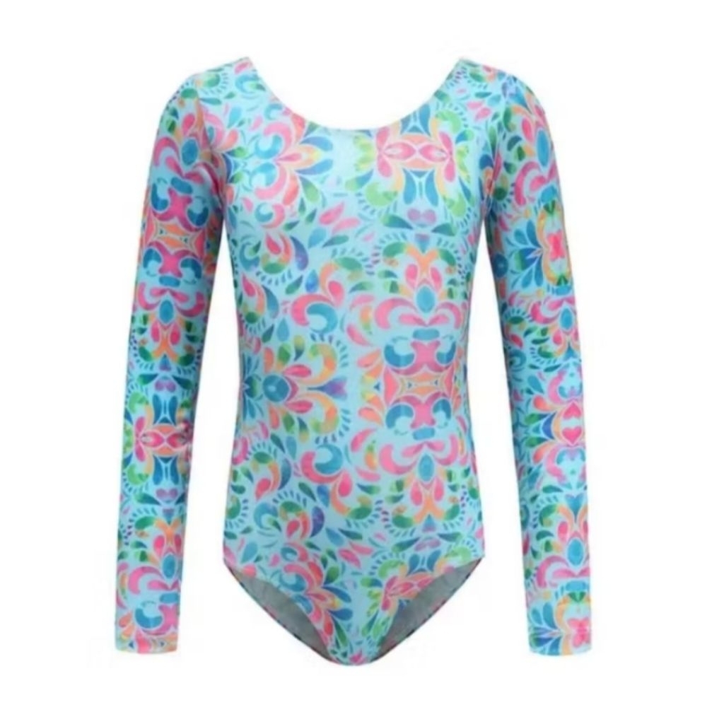 Leotard Gymnastics/Dance Flowers Girls