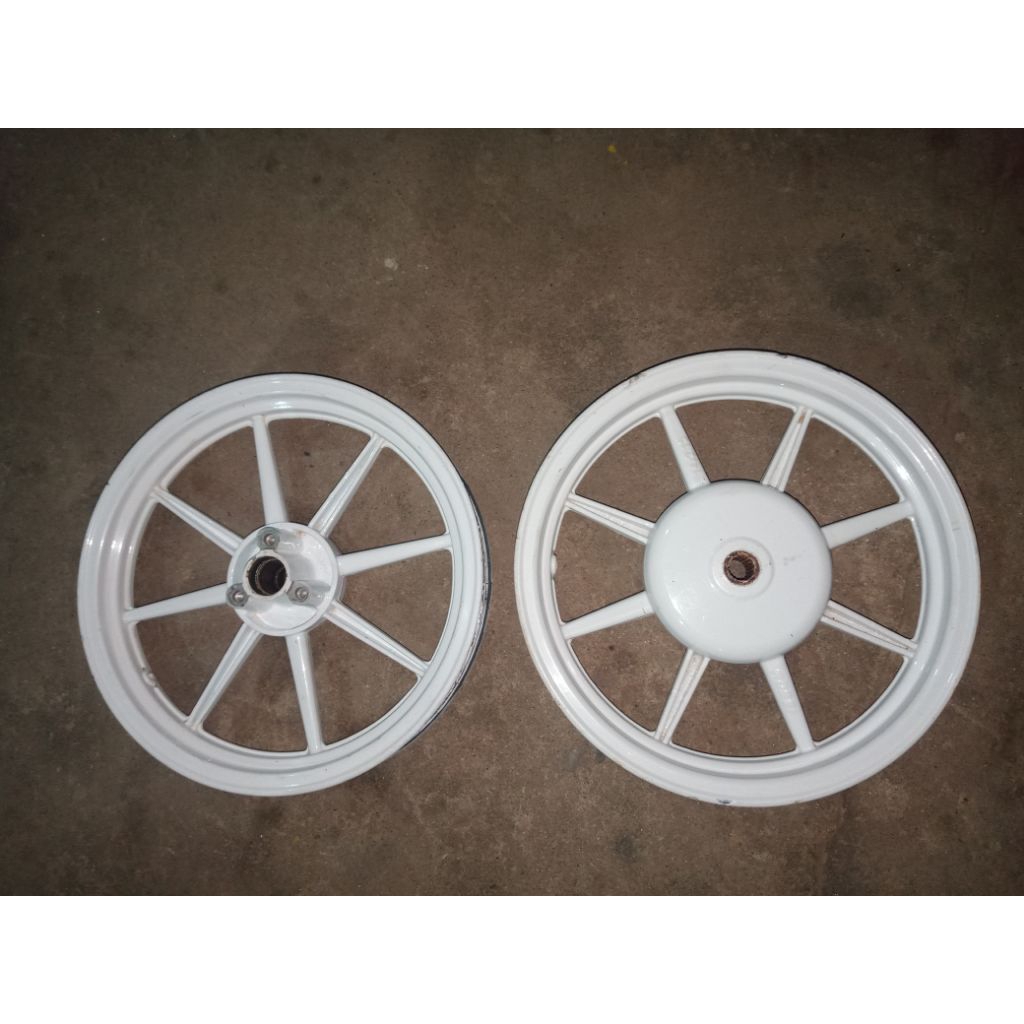velg rossi rosi palang 8 racing pelek Mio m3 Fino 125 xeon fi rc 125 copotan/bekas mulus