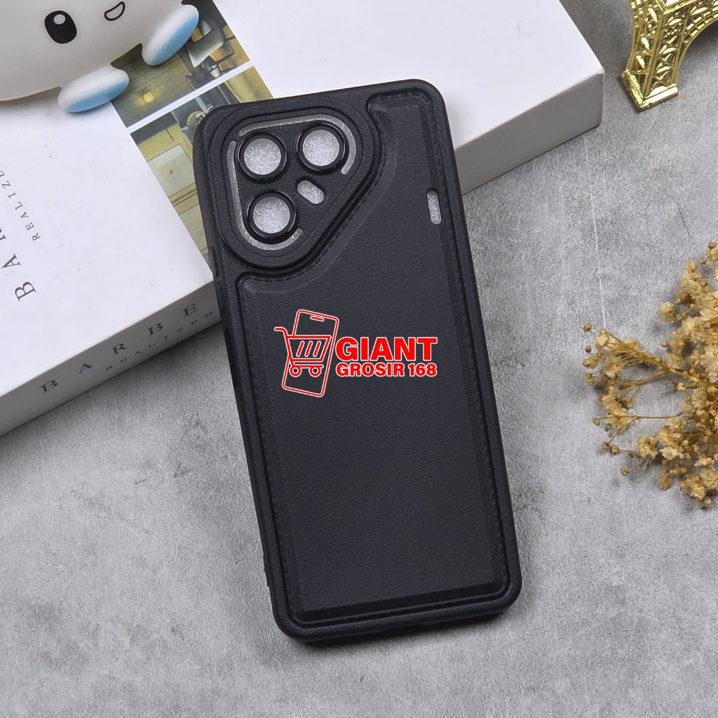 TECNO POVA 7 5G TECNO POVA 7 ULTRA LEATHER PRO CAMERA BLACK SOFTCASE TECNO POVA 7 5G TECNO POVA 7 UL