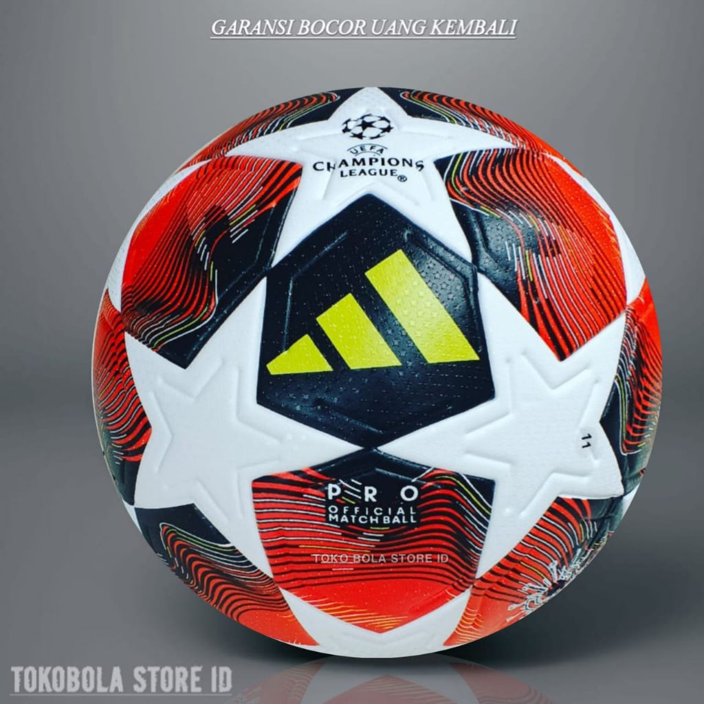 Paket Lengkap Bola Sepak Ucl Champions Istambul Final Bola Sepak Kaki Size 5