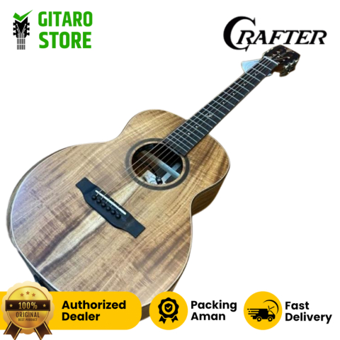 Gitar Akustik Elektrik Crafter Mino ALK (W/SB Mino) Ds2 Pro Preamp