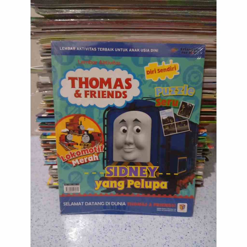 BUKU THOMAS DAN FRIENDS PUZZLE SERU SIDNEY YANG PELUPA