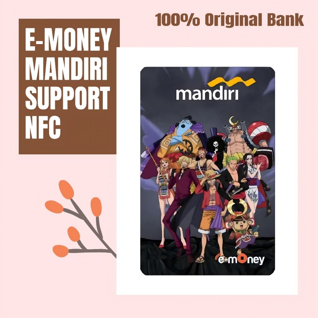 Kartu eMoney Limited One Piece All Member/ Kartu Mandiri/ E-money Mandiri/ eMoney Card/ E-toll Mandi