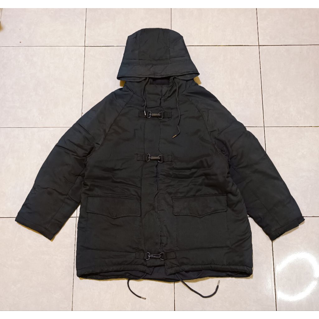 Fireman Clasp Puffer Parka Jacket Fluke*Mountain