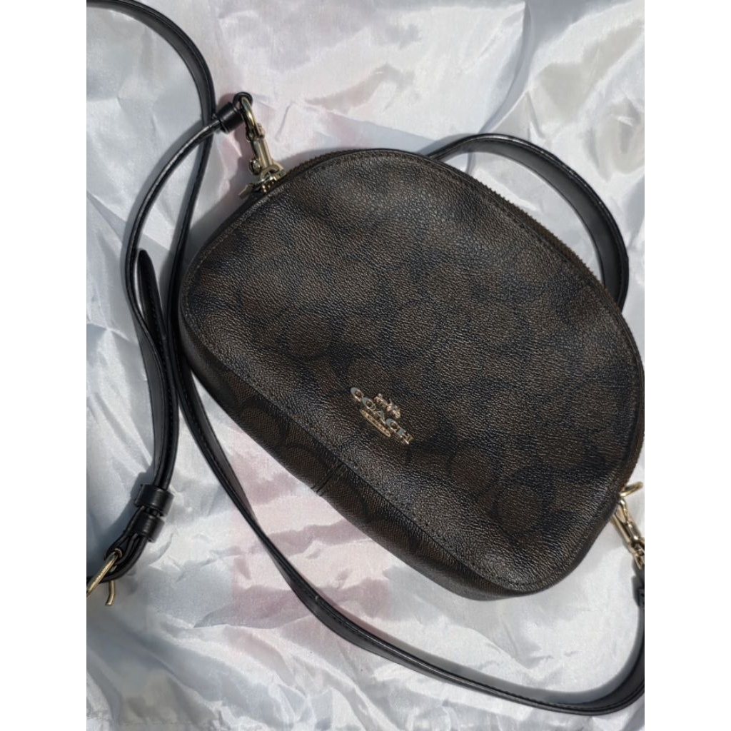 Preloved Coach Serena Black Brown