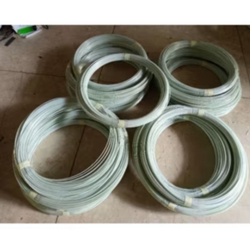 jeruji fiber putih susu 4mm panjang 10mtr