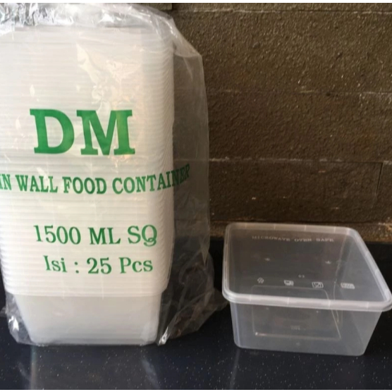 TERMURAH THINWALL DM 1500 ML SQUARE
