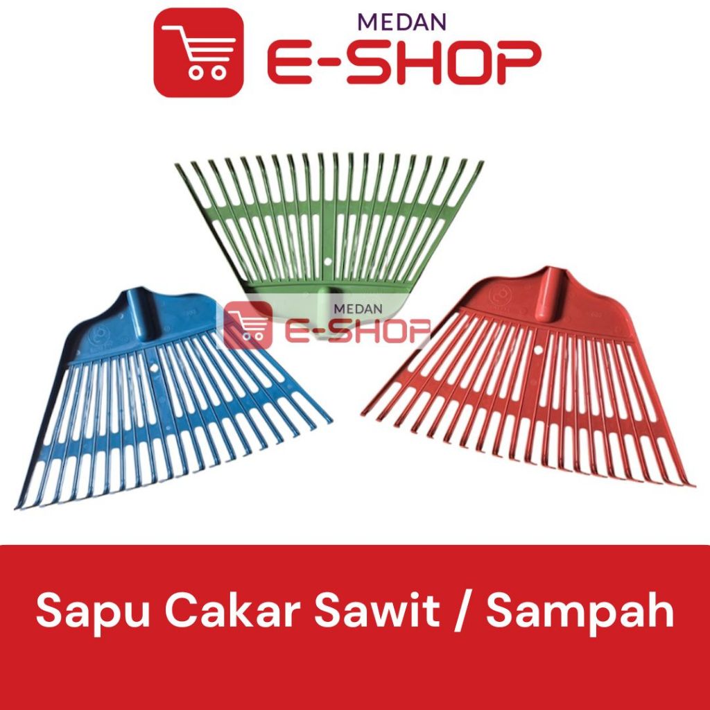 Sapu Cakar Sawit Garpu Garuk Taman Tanah Sampah Plastik
