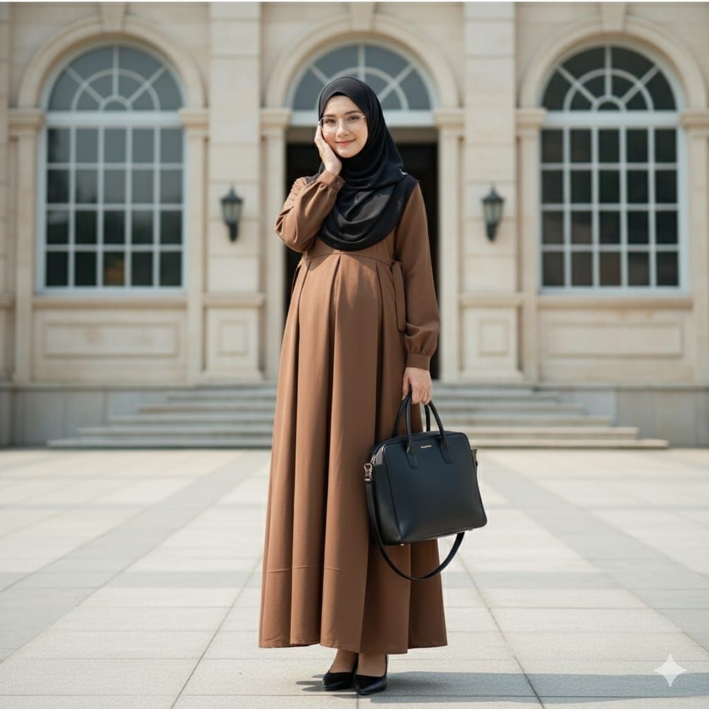 GAMIS KANTOR - BAJU PEMDA BAJU GAMIS PNS IBU HAMIL