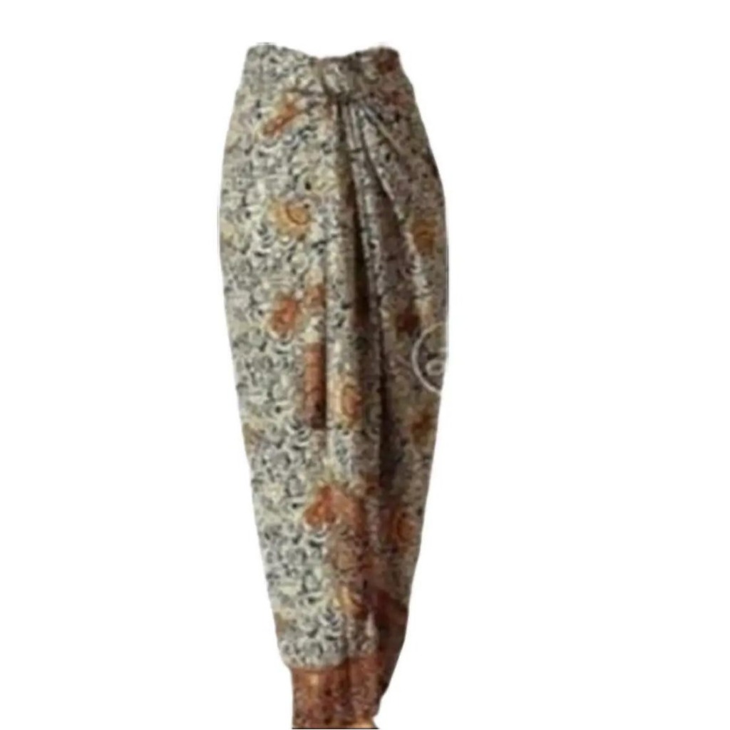 Rok Batik Wanita Bawahan Kebaya Model Kain Lilit Bahan Semi Sutra Silky Motif 010