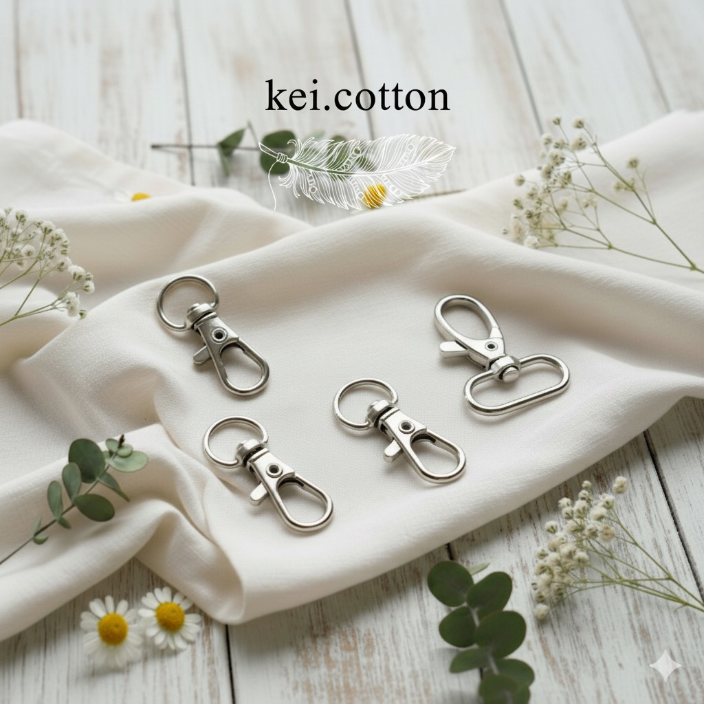 pengait gantungan tas kunci besi stainless