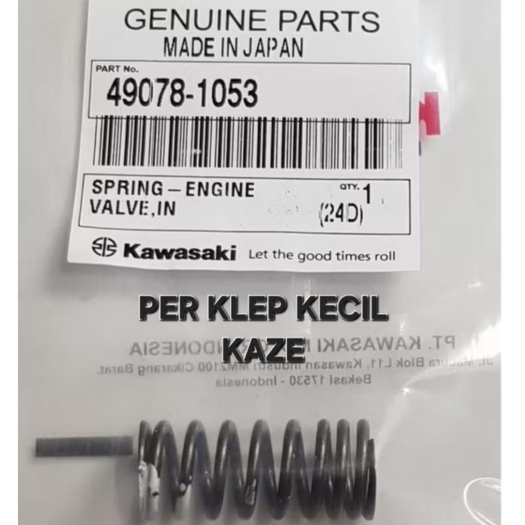 PER PIR KLEP KECIL KAZE 49078-1053 ORIGINAL