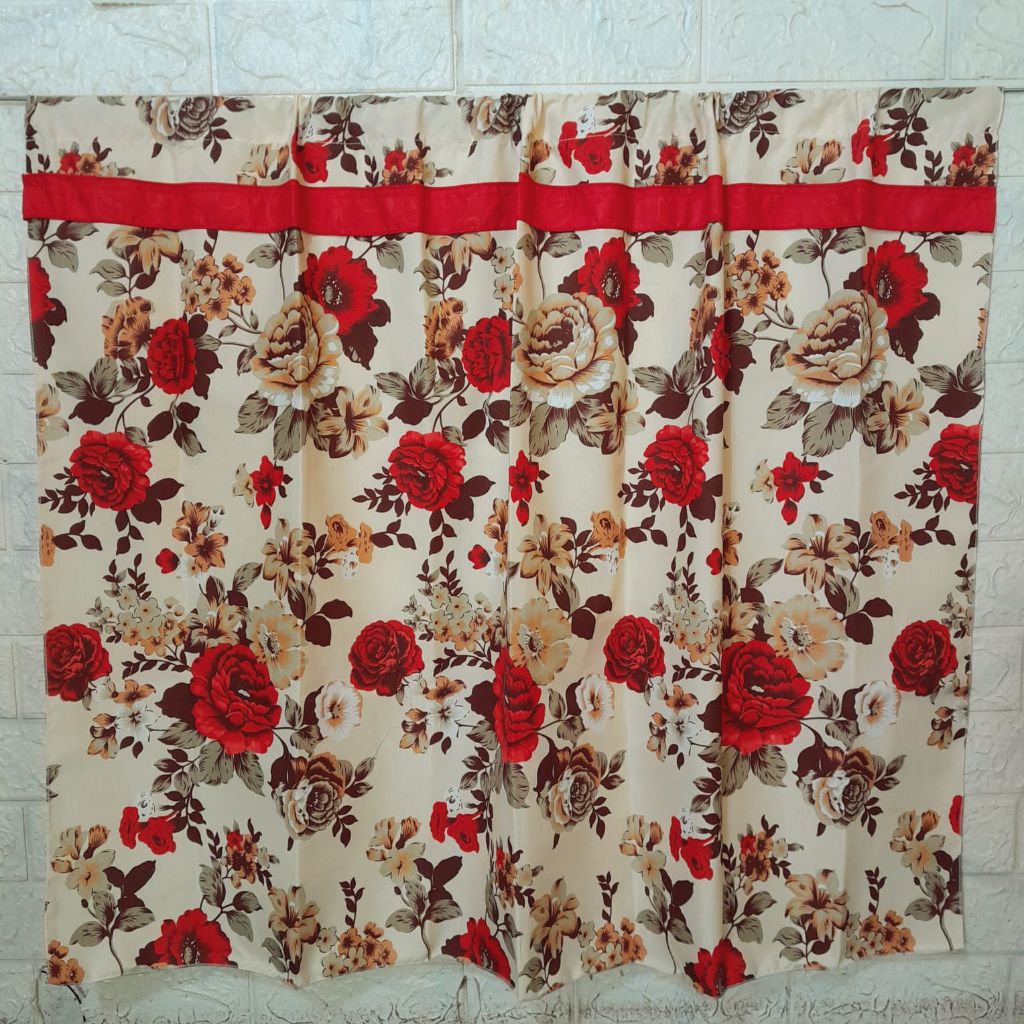 Gorden kolong dapur gorden kolong kompor tirai kolong kompor tirai bawah kompor gorden dapur