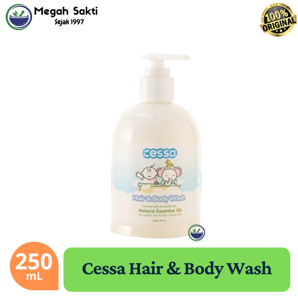 Megah Sakti - Cessa Hair & Body Wash  Sabun dan Sampo Anak 250 mL